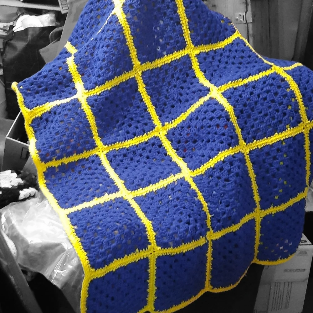 Handmade cozy crochet